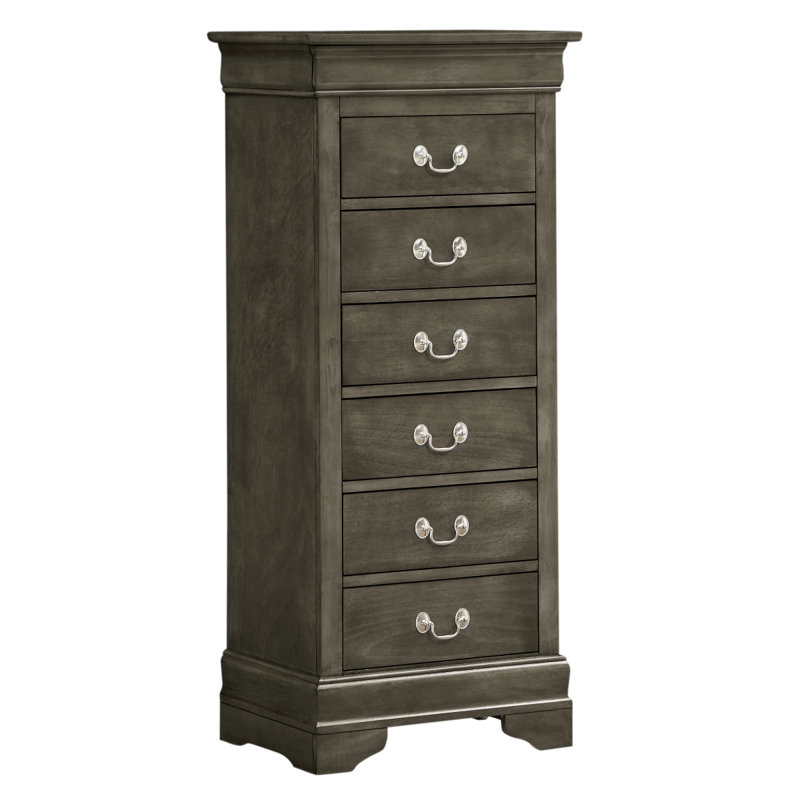 Commode à linge Louis Phillipe, Gris