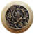 Antique Brass/Natural Wood