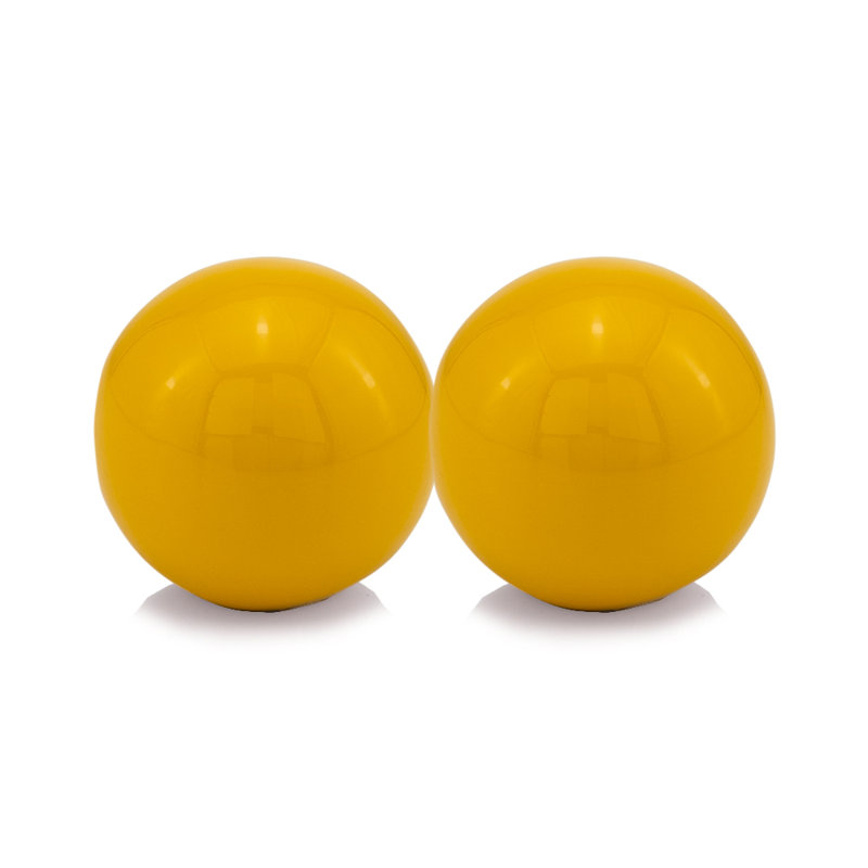 Sphère Railyn Pergande Bola Blanco / P 3 po, Jaune
