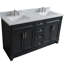 Ensemble de meuble-lavabo double 61 po Thaxten-1470597086