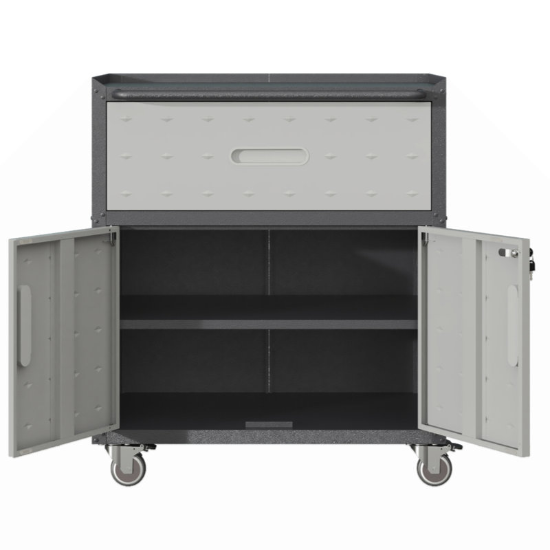 Sturdy and Durable Metal Tool Cabinet Mobile Heavy-Duty Storage Cabinet Rolling Tool Storage Cabinet