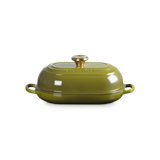 Le Creuset Signature Cast Iron Oval Bread Oven, 11.5 In., Olive