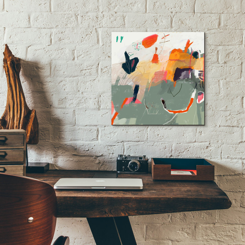 Art mural en verre Wrought Studio ™ «Early Spring» par Design Fabrikken, H 12 po x l 12 po x P 0,13 po
