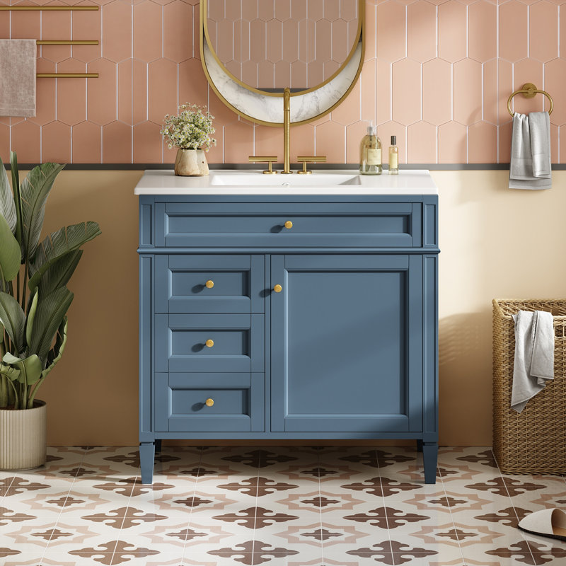 Meuble-lavabo 36 po avec lavabo supérieur