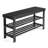 Babb Wood Shelves Storage Bench-389863037