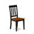 9 Piece Dining Table Set Includes an Oval Dining Room Table with Butterfly Leaf and 8 Wood Seat Chairs, Black & Cherry-18826277-49667969