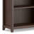 Carlane Solid Wood Transitional 54 Inch Wide Desk With 30 Inch Wide Bookcase In Russet Brown (set Of 2)-2019255854