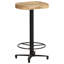 Tabouret de bar Tabouret de bar à hauteur de comptoir pour pub en bois de manguier massif-1557151006