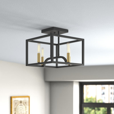 Plafonnier encastré 4 lumières 12 po Mikesell