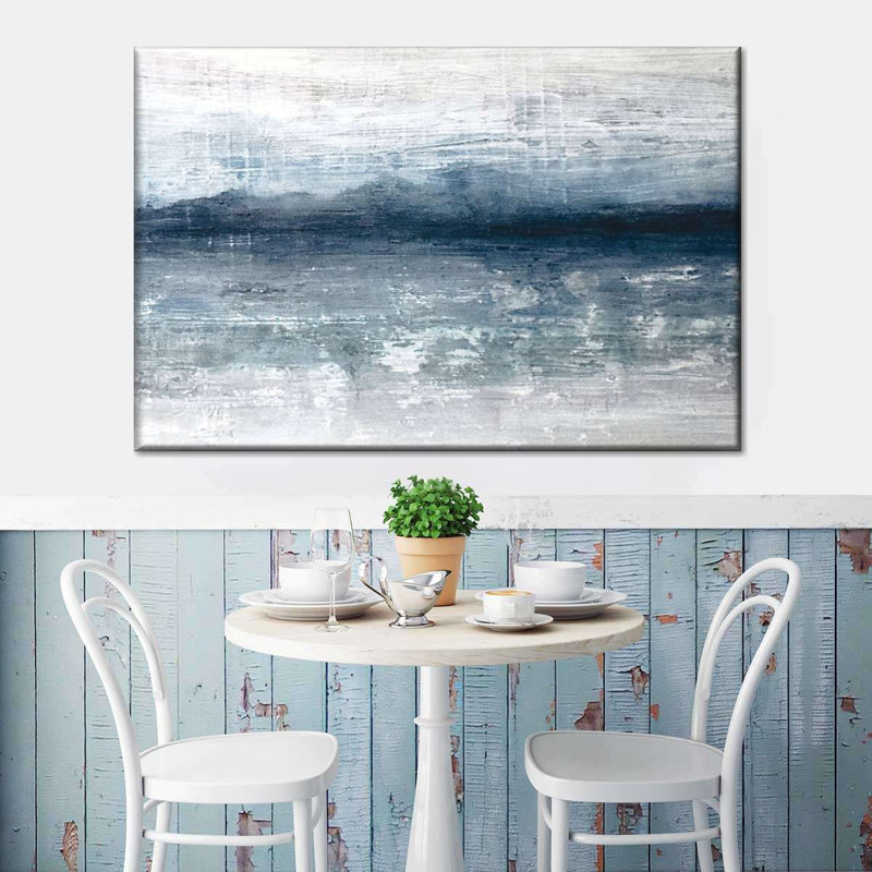 Horizon Abstract Canvas Print On Canvas Print, 16" H x 24" W x 1.25" D
