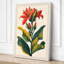 Red Lily Specimen Botanical - Wrapped Canvas-1054485662-1054485663