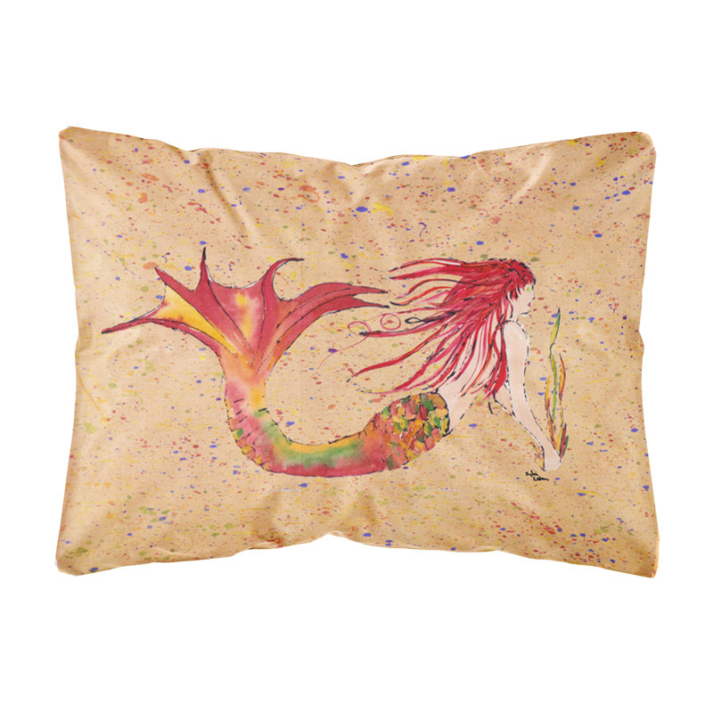 Mermaid Indoor/Outdoor Throw Pillow