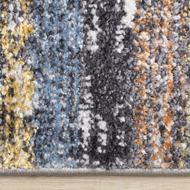 Tapis velours velours patiné Velora, Rectangle 5 pi 3 po x 7 pi 7 po