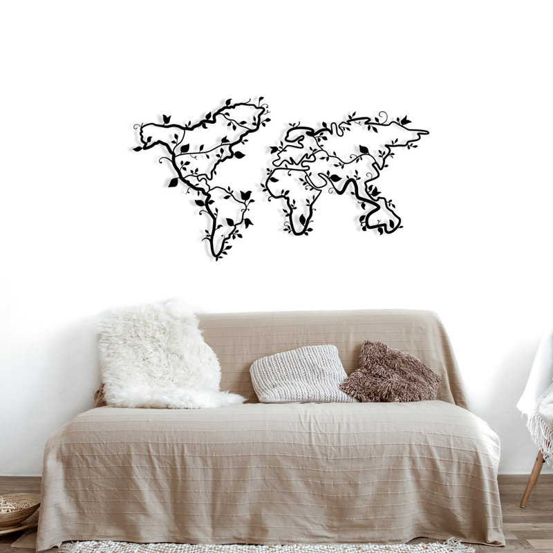 Wall Decor on Metal, 75cm H x 135cm W
