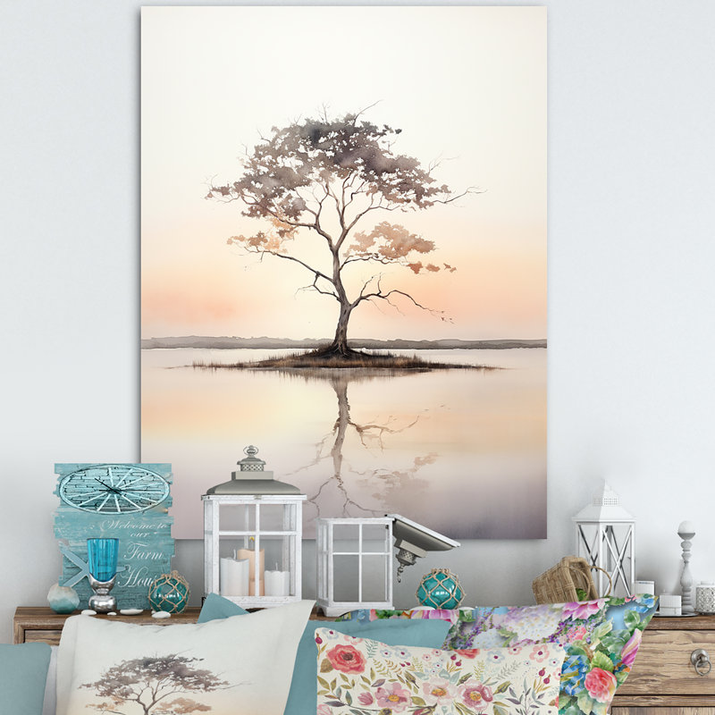 Silhouette solitude I, Toile tendue, H 20 po x l 12 po