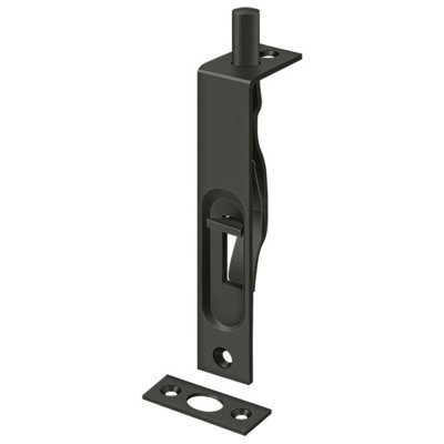 Deltana 4FBS10B 4" Flush Bolt; Heavy Duty; Oil Rubbed Bronze Finish
