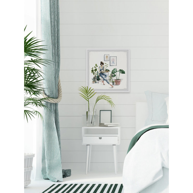 Fashion Overalls - Single Picture Frame Painting, 51 cm H x 51 cm W