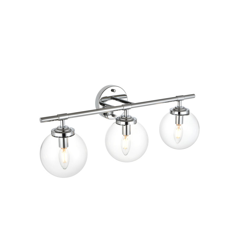 Éclairage pour meuble-lavabo à 3 lumières à intensité variable Kaeliana, Noir