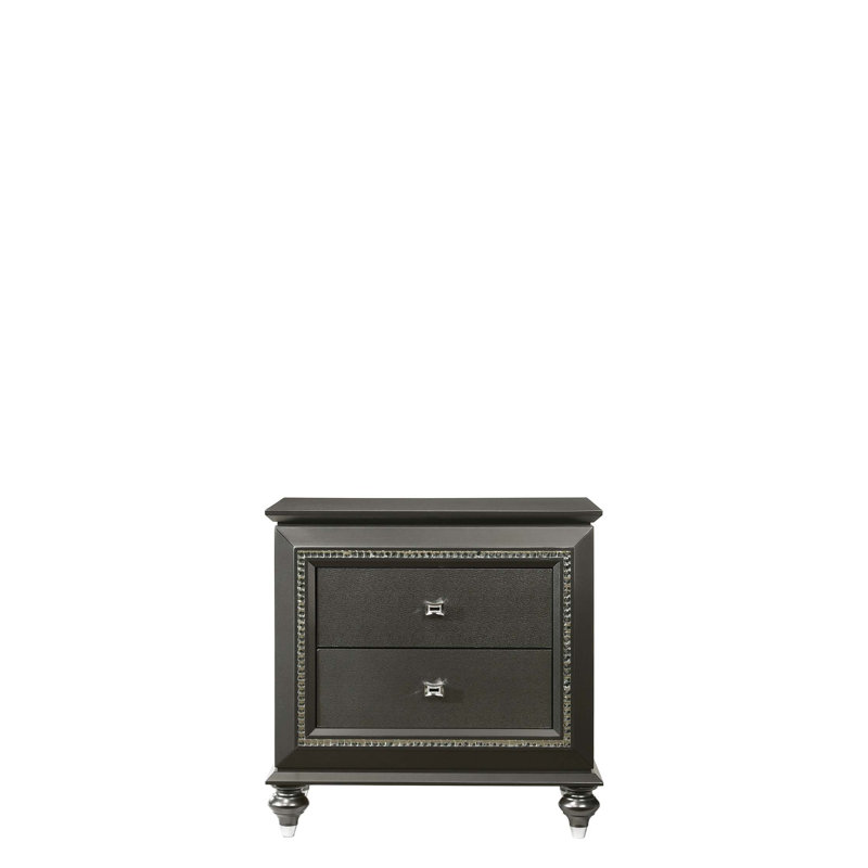 Kaitlyn Metallic Nightstand