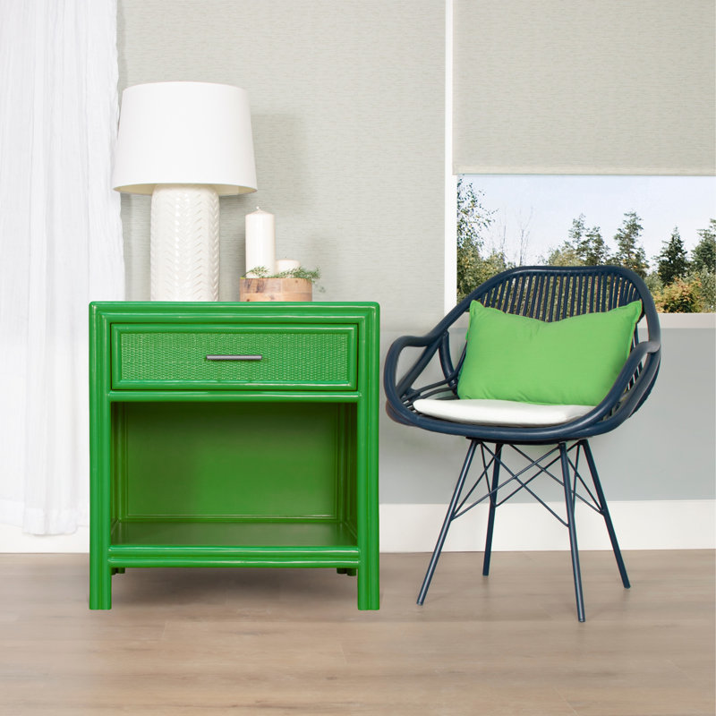 Aruba 1 - Drawer Nightstand, Bright Green