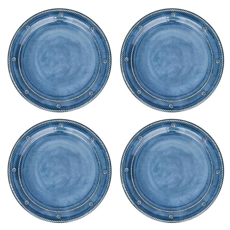 Berry & Thread Melamine Dinner Plate, Ocean