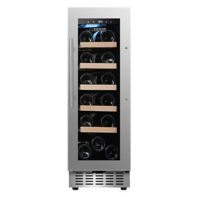 18 Bottle WINE REFRIGERATOR Freestanding/Builtin 7 Colour LED 110V