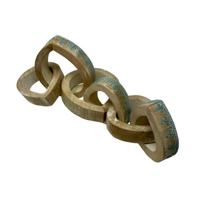 Chain My Heart Links Henna White Wash