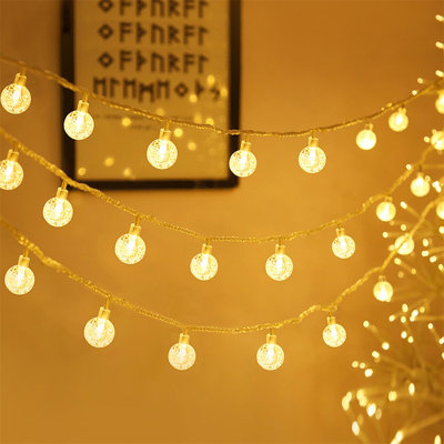 Brittley Indoor / Outdoor 100 - Bulb 1500 cm Battery Powered and Plug-in LED Fairy String Light