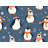 Penguins Animal Warm Machine Printed Throw Blanket-96129678