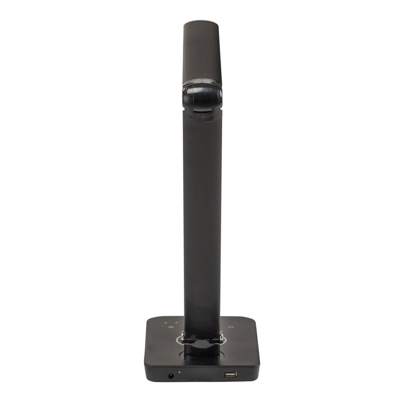  16.75" Desk Lamp with USB, Black