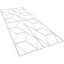 Panneau de lambris H 36 1/4 po x l 94 1/2 po x P 3/8 po