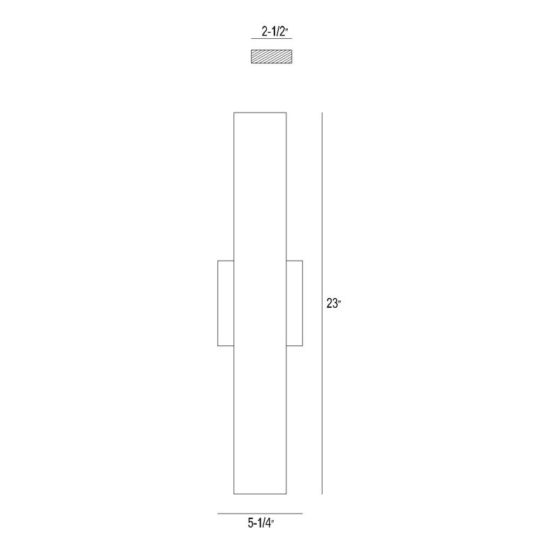 Annette Large LED Outdoor Wall Sconce