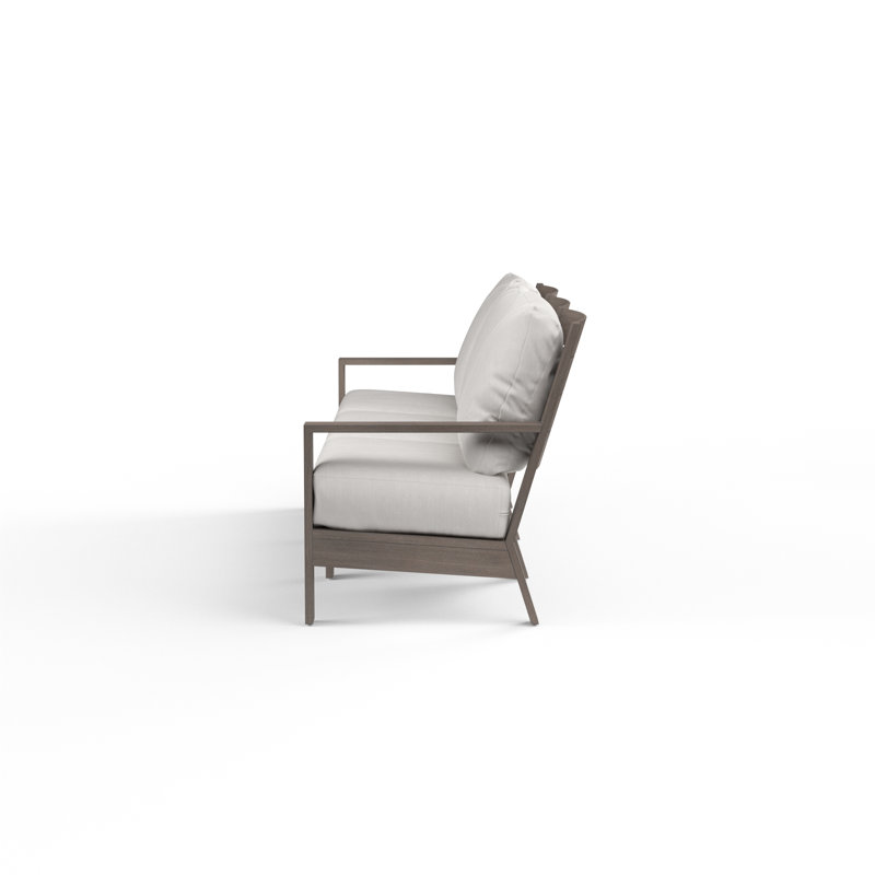Laguna Outdoor 3 - Seat Patio Sofa, Canvas Flax Sunbrella®