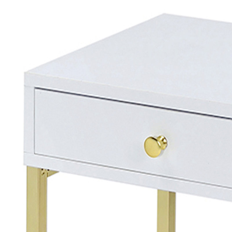 Table de bout avec rangement Equilla, H 22,57 po x l 16,54 po x P 12,53 po