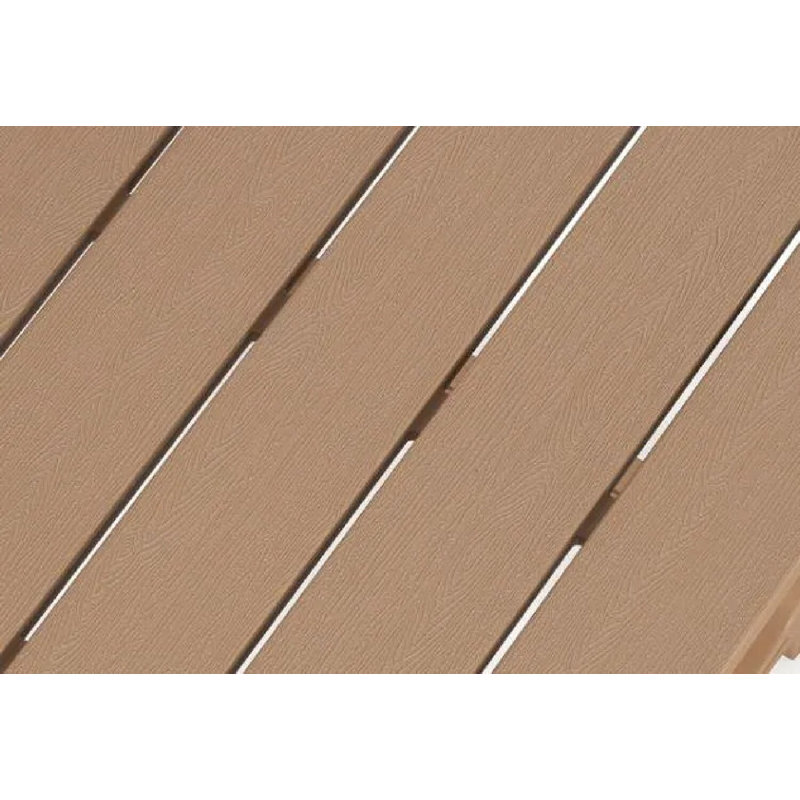 Table de bout extérieure brune Adirondack