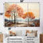 «Mute Tone Maple Trees Collage», ensemble de reproduction d'art mural érable-107762000-107761996