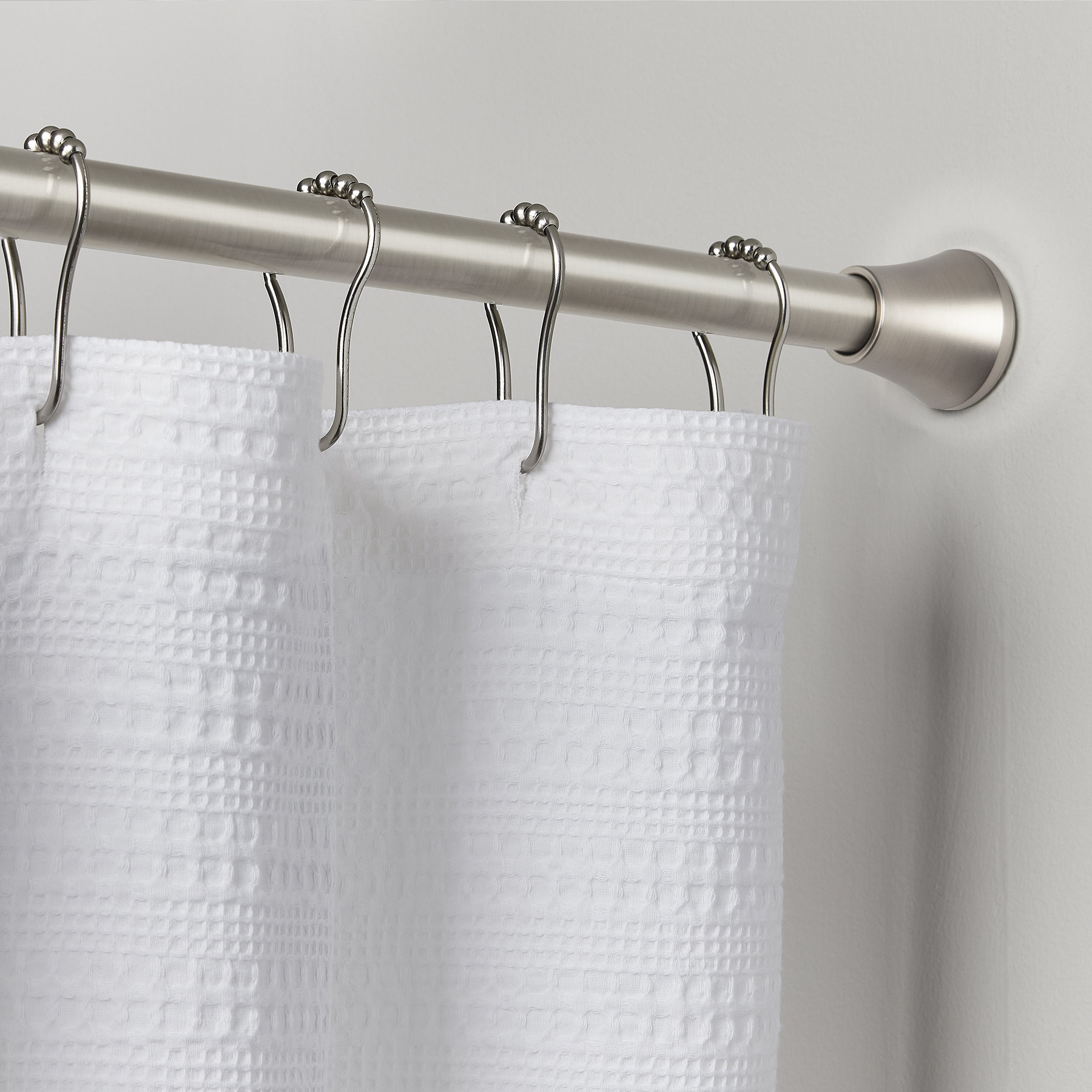 SnugSet Adjustable Straight Tension Shower Curtain Rod & Reviews | Wayfair