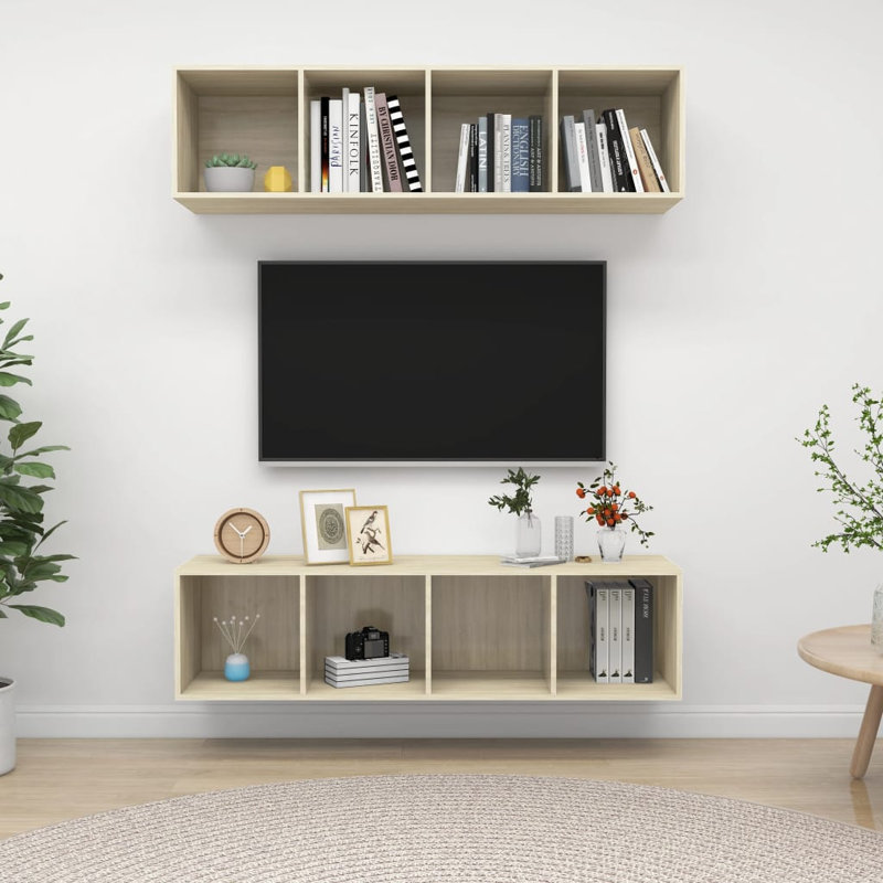 Dreah TV Stand for TVs up to 88", Sonoma Oak