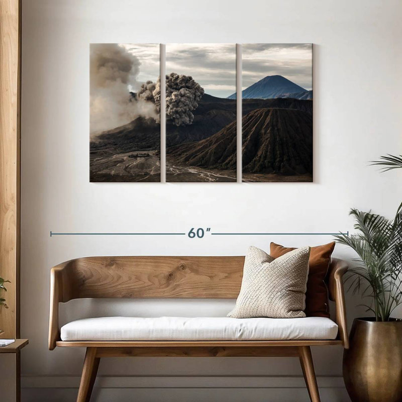 Alvord Volcanic Eruption, 28" H x 45" W