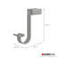 Crochet de support en bois Premium-22909010