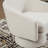 360-Degree Swivel Upholstered Barrel Chair with Removable Cushion-374087575