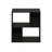 Dubinska 4-Cube Irregular Cubes Bookcase, Bookshelf, Storage Organizer, Espresso
