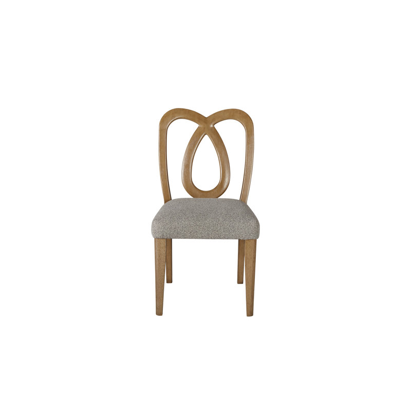 Chaise à dossier sculpté (ensemble de 2)