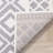 Kortana Collection White Grey Southwest Area Rug-1505293756