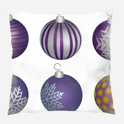 Canvas Outdoor Reversible Throw Pillow