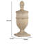 Décoration de table Chester Finial, polyrésine beige blanchie, 22 po