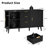 Modern Sideboard Buffet Cabinet With Tambour Sliding Doors, Kitchen Storage Cabinet With  Storage Drawers For Dining Room, Living Room Or Entryway-1347648617