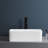 TOPCRAFT 15.75" L White Rectangular Bathroom Ceramic Sink Vanity Basin