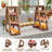 3 Tier Serving Tray Solid Wood Ladder Stand Wooden Double Dessert Table Display Rack