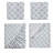 Alexa Medallion Triple Brushed Cotton Flannel Bed Sheet Set-91885820